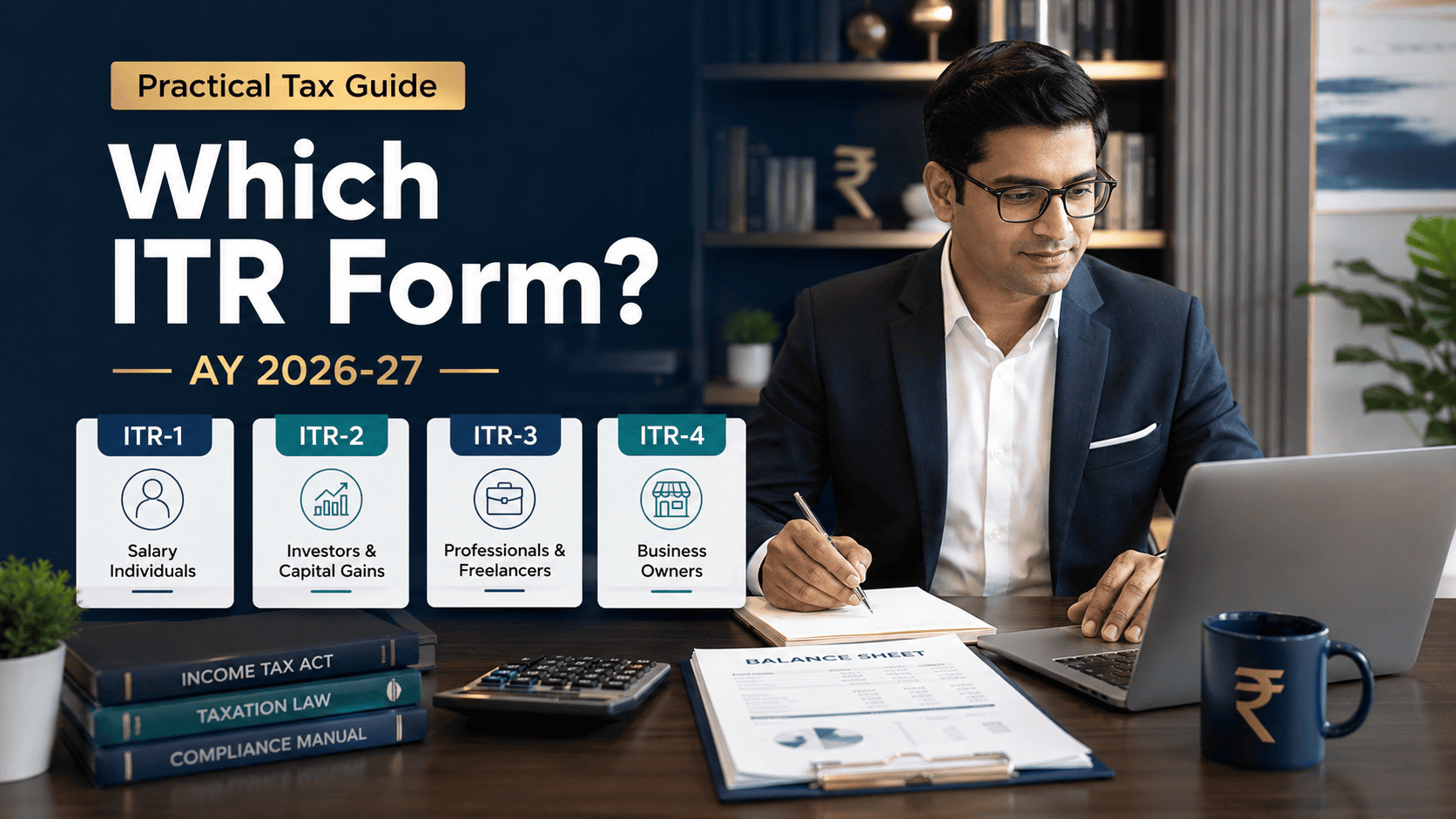 Which ITR Form to File for AY 2026-27? ITR 1–4 Guide